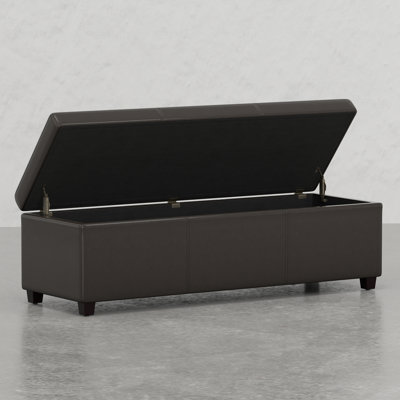 Banc ottoman de rangement extra large