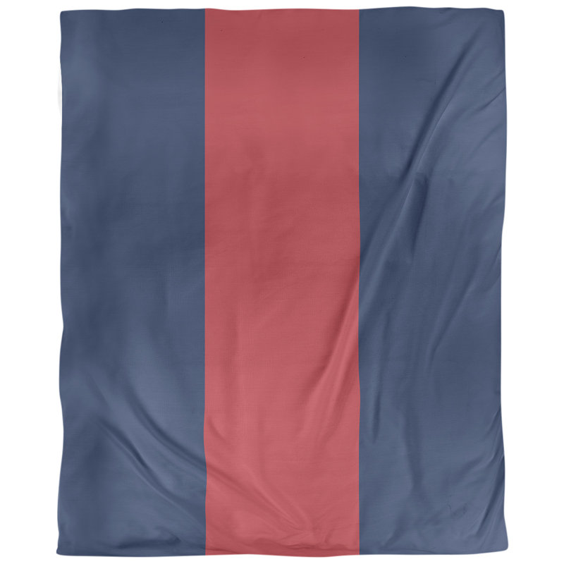  Housse de couette simple réversible, Microfibre, Housse de couette pour grand lit, Rouge / blanc / rouge