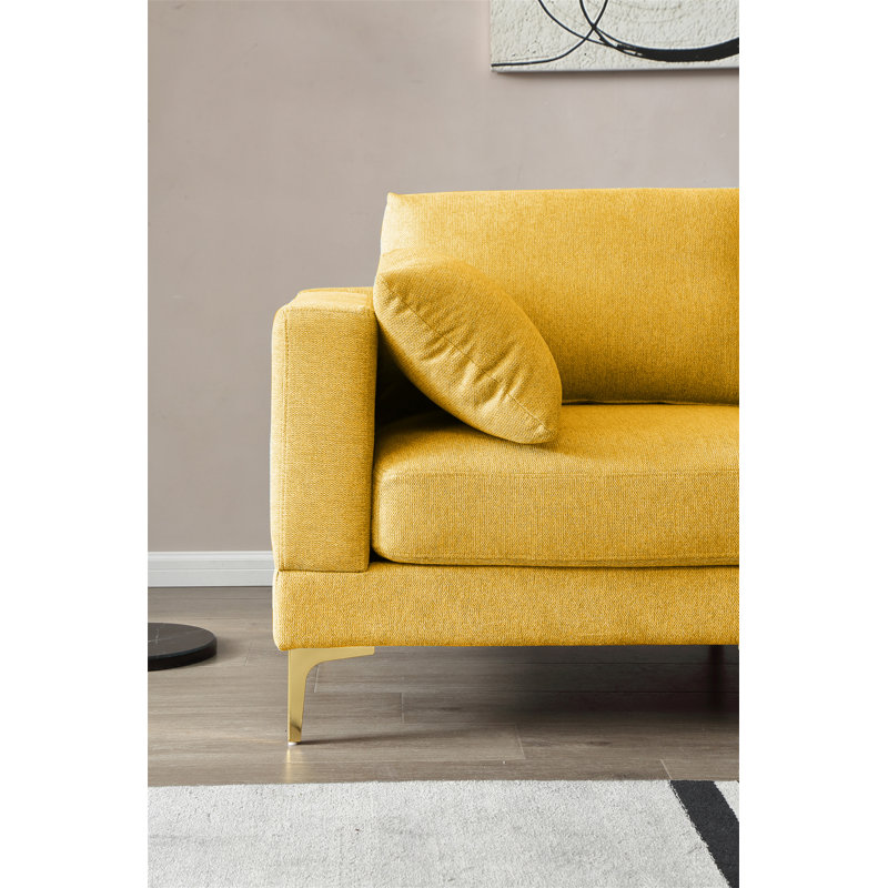 Canapé ADF, Yellow Fabric