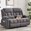 Causeuse inclinable manuelle avec porte-gobelets et poches latérales-1289314590