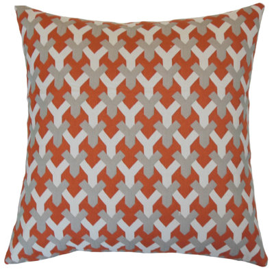 Oliwer Geometric Reversible Throw Pillow