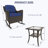 3-Piece PE Wicker Patio Rocker Set - 2 Rocking Chairs & Side Table - All-Weather, UV-Resistant with 4'' Thick Removable Cushions - Perfect for Porch, Deck & Backyard-11239309