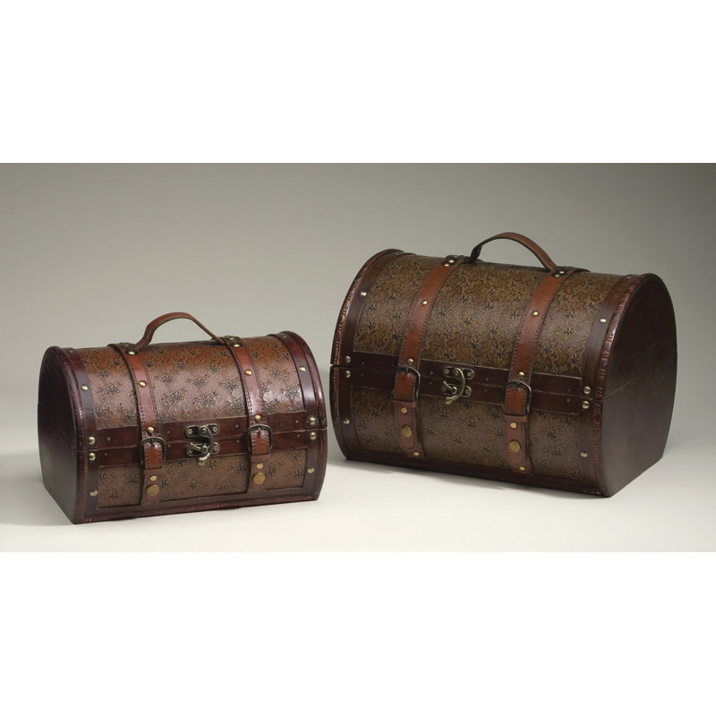 2-Piece Dome Top Decorative Box Set