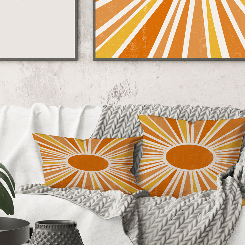 Abstract Throw Pillow
