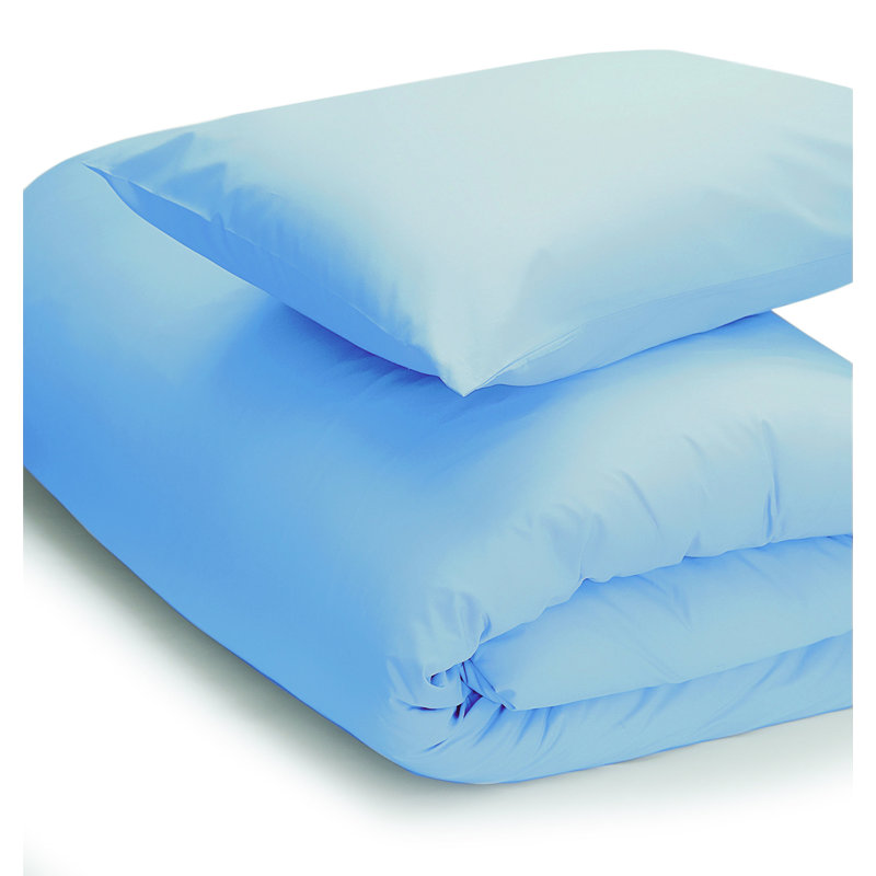 Solid Colour Duvet Cover, Sky Blue, King  Duvet Cover