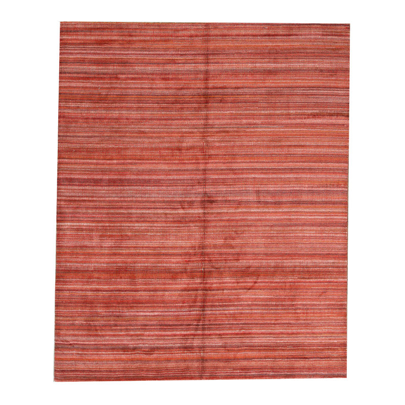 Hand-Knotted High-Quality Red Area Rug