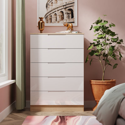 74 cm W Chest of 5 Drawers