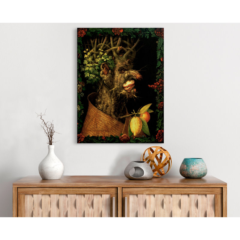 Winter by Giuseppe Arcimboldo - Wrapped Canvas Print, 100cm H x 70cm W x 4cm D