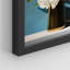 «White Flowers In Vase Wall Art Floral Botanical Prints Decor For Living Room, encadré sur papier»-93487577-93487575
