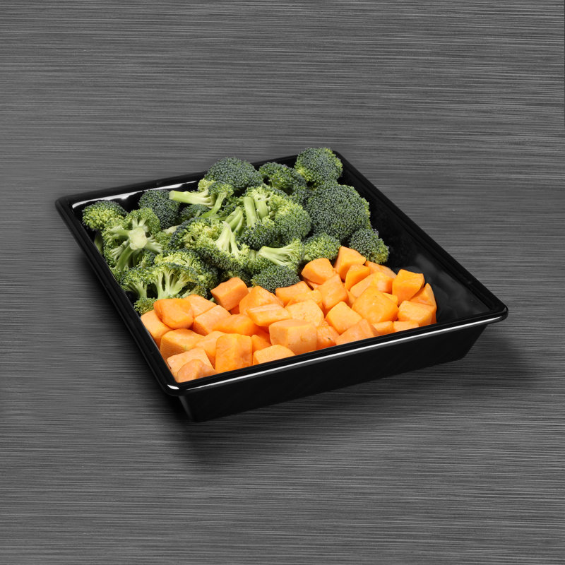 Elite Global Solutions Rectangle Melamine Baker Bakeware, Black