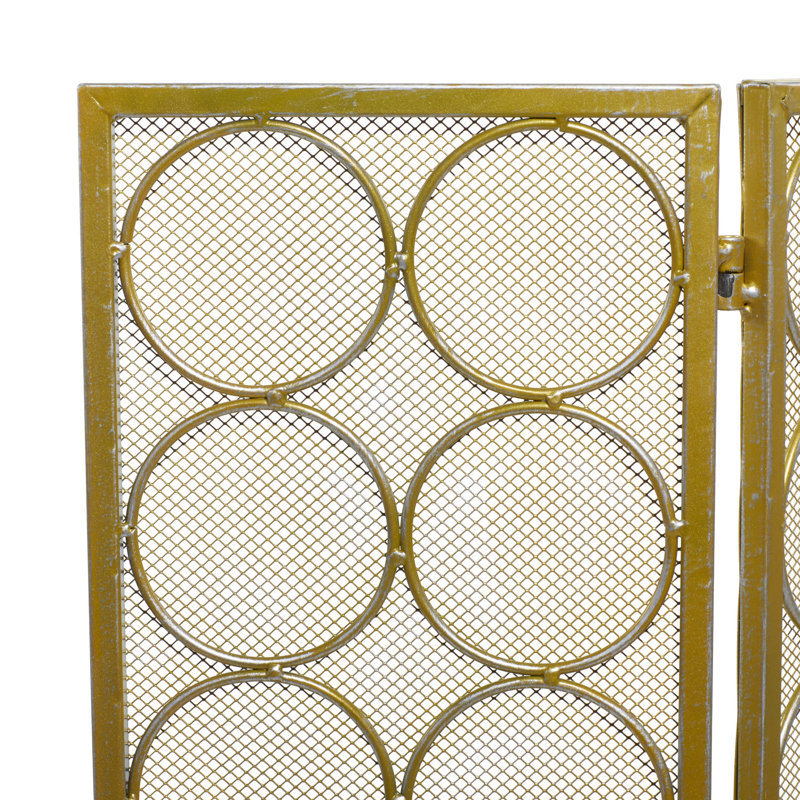 Fransen Metal Fireplace Screen
