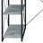 Amiel All Purpose Gray Finish Writing Desk (Not Including Office Chair)