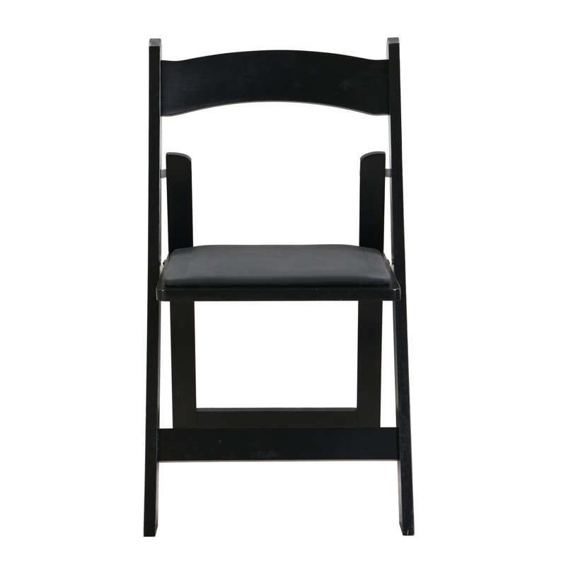 Chaise pliante rembourrée