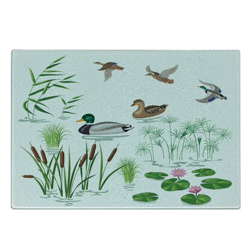Planche à découper en verre trempé Ambesonne