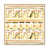 Toile naturelle avec cadre flottant