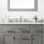 Robinet pour salle de bain en nickel brossé - 2 poignées, robinet de meuble-lavabo cascade de 8 pouces avec bonde escamotable et tuyau d'alimentation, lavabo et teinture à surface large rouille-121615868