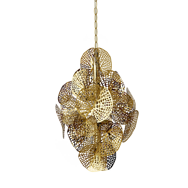 Padstow 6 - Light Gold Unique/Statement Pendant