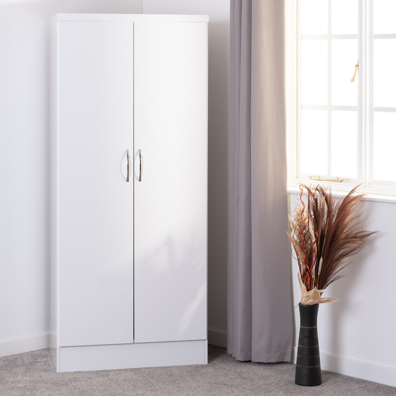 Cascio 2 Door Wardrobe, White