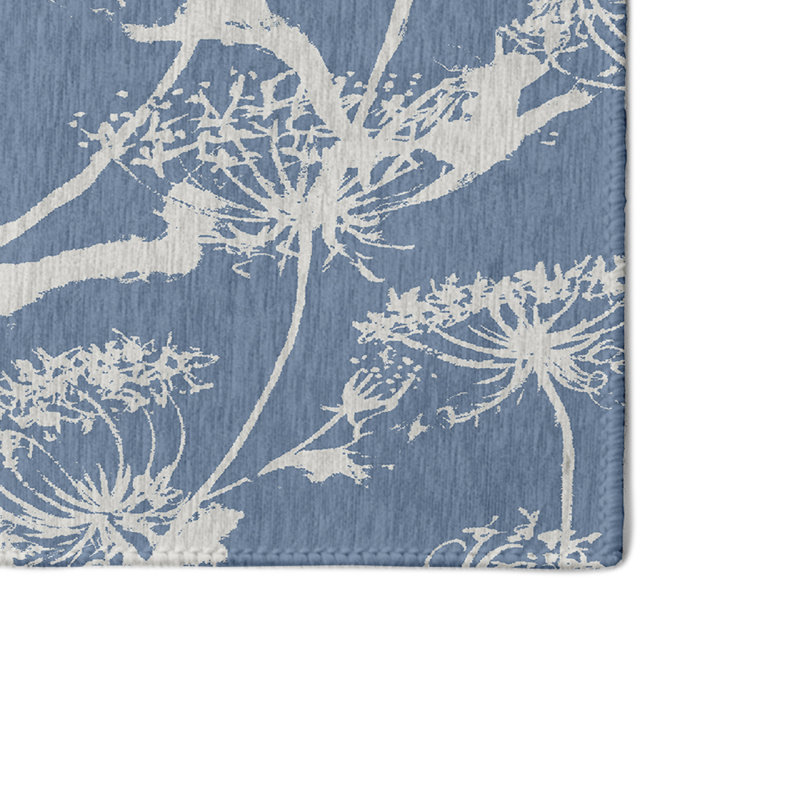 Alvordton Chenille Floral Indoor Rug, Rectangle 3' x 5'