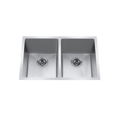 29'' L Undermount Double Bowl Stainless Steel Kitchen Sink