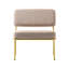 Sixty Upholstered Lounge Chair with Metal Frame-1904381602-1904381604