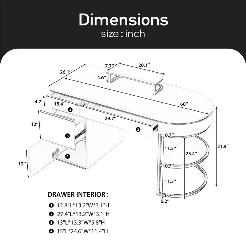 Xarles Computer Desk