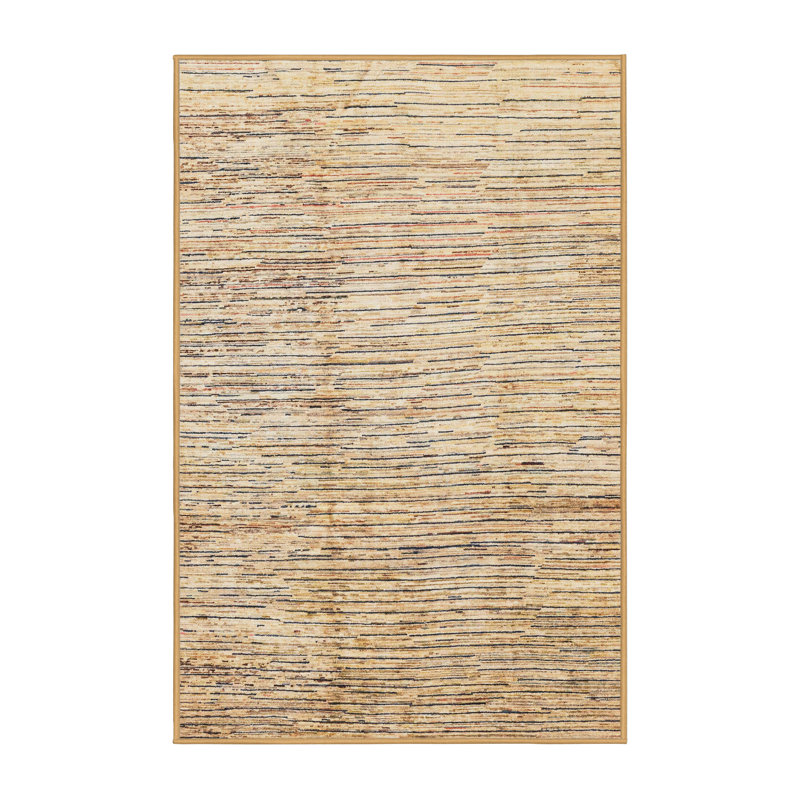 Abstract Indoor Rug, Rectangle 2' x 4'