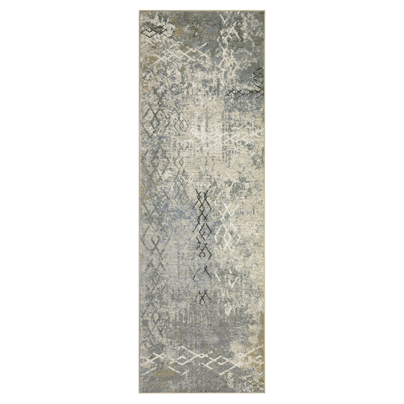 Tapis Karoka avec envers antidérapant, Tapis de couloir 2 pi x 6 pi