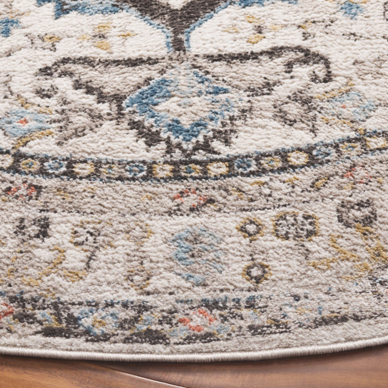 Desieree Performance Oriental Rug, Round 6'7"