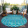 Aleighna Area Rug with Non-Slip Backing