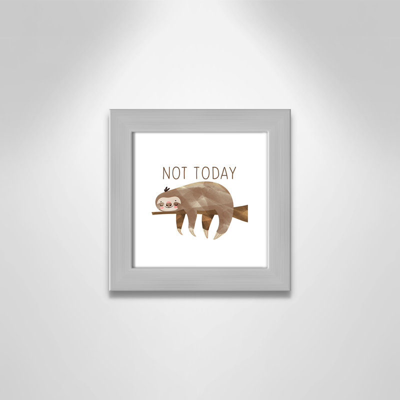 Do It Not Today, H 10 po x l 10 po x P 0,63 po, Encadré de boîte argent