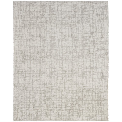 Tapis d'intérieur gris 17 stories Teiarra