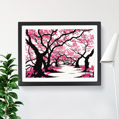 Classic Cherry Blossom Trees - Framed Print