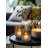 Set of 2 4.25 " Glass Votive