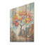 Graffiti Style Baobab Tree - Tree Baobab Wood Art On Natural Pine Wood-980576480