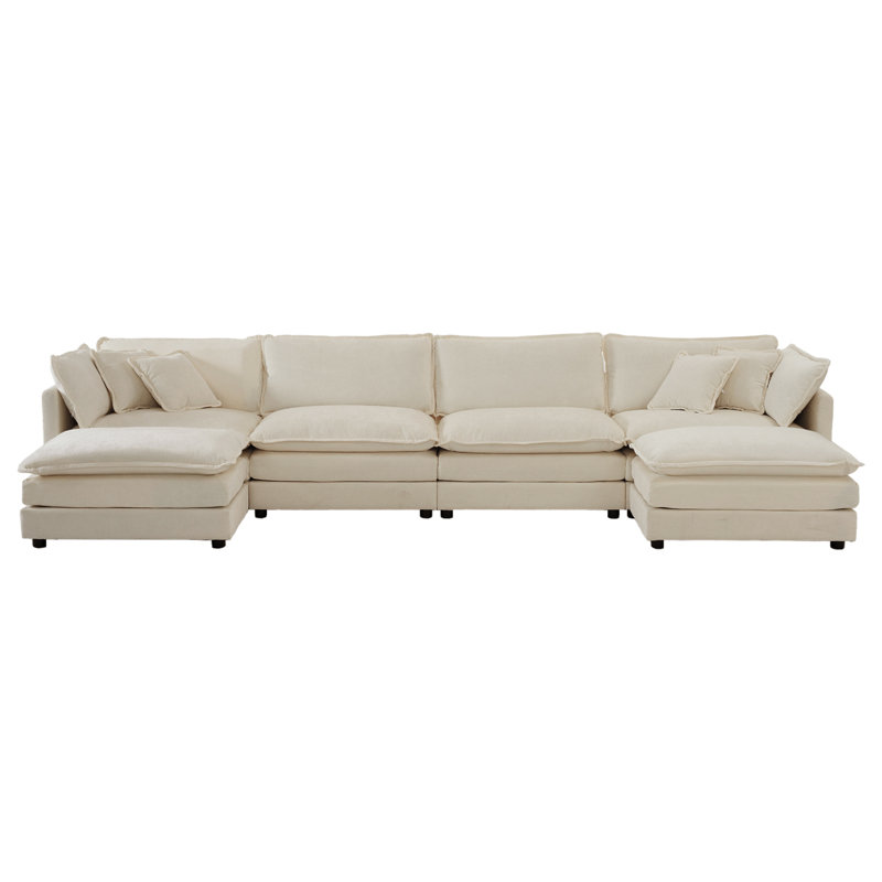 Canapé Comfort U, H 33 po x l 146,5 po x P 35 po