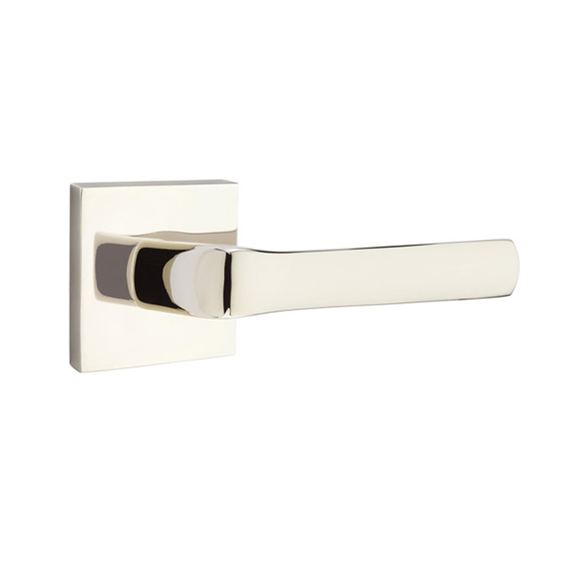 Poignée de porte avec rosette Spencer Passage (Hall & Closet), Droite, Nickel lumineux