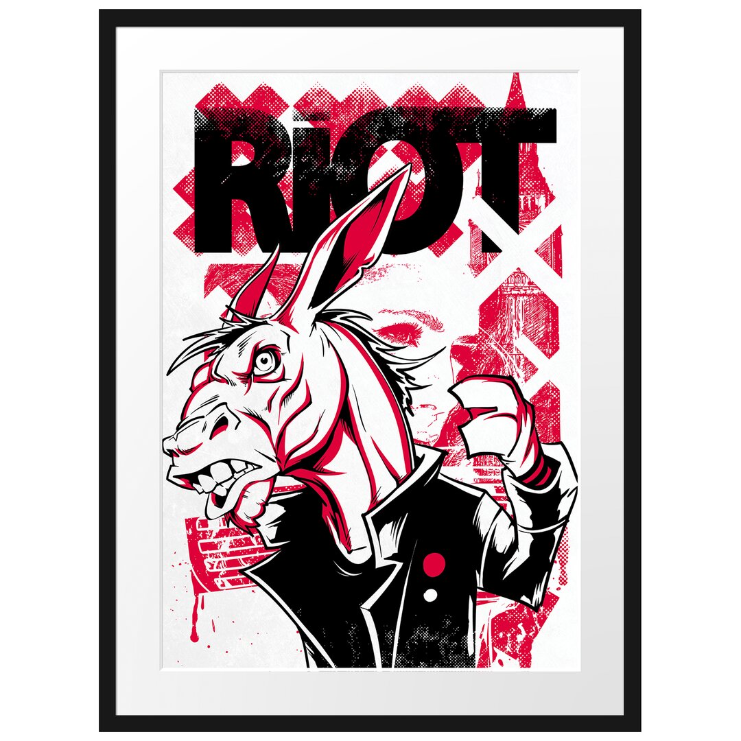 Gerahmtes Poster Riot Light