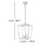 Finnick 3-Light Dimmable Metal Lantern Pendant-48615881