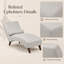Méridienne rembourrée de style Mid-Century courbé avec chambre à coucher ou coin lecture inclus-129523094