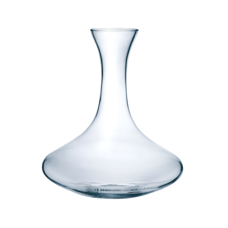 Elegant Clear Glass 65.25 Oz Wine Decanter