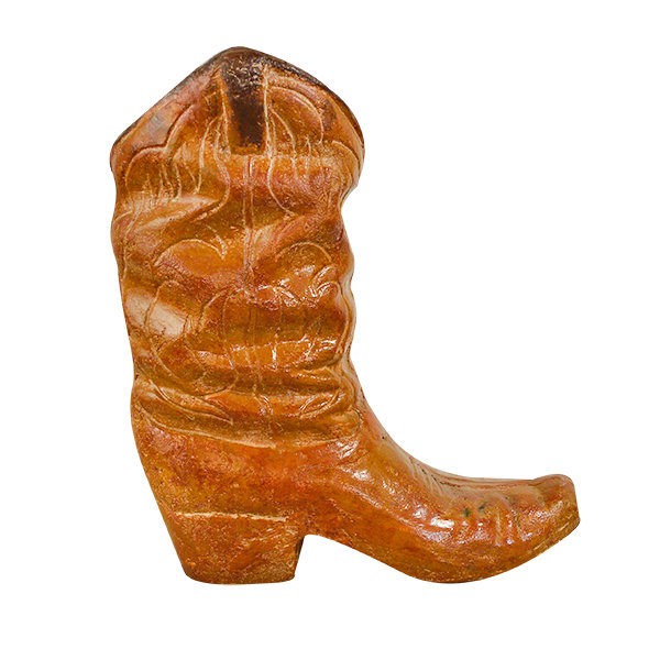 Botte de cowboy surdimensionnée Clay Kicker, Orange