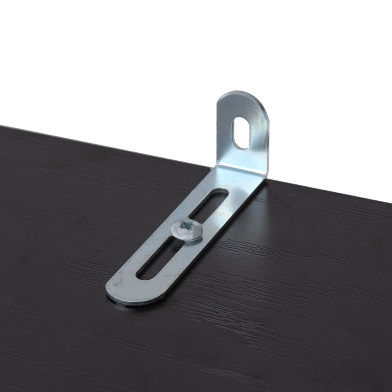 Grand garde-manger avec 8 tablettes de porte, tiroir caché, pour un rangement polyvalent, Black