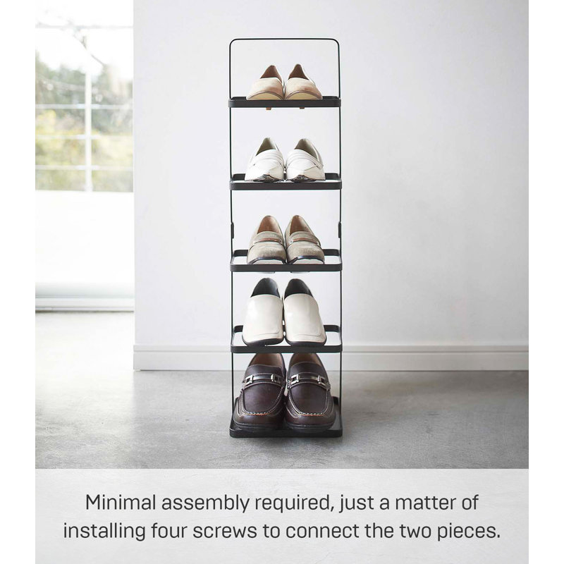 Range-chaussures Yamazaki Home, Noir