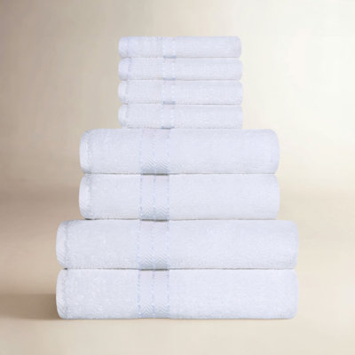 Josann 8-Piece Turkish Cotton Towel Set
