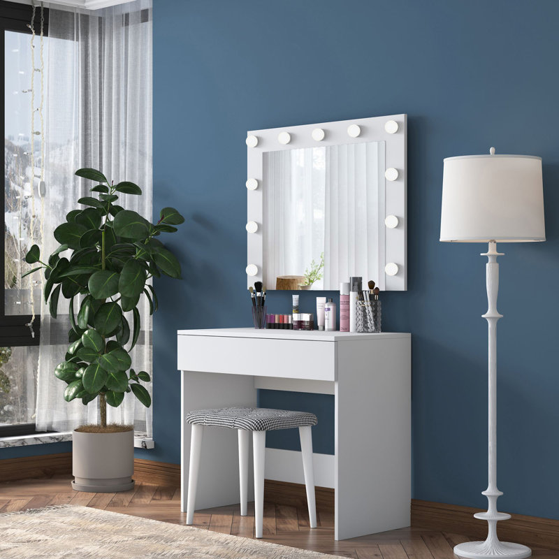 Atesha Dressing Table with Mirror