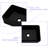 16"X12" Rectangular Ceramic Sink In Black. Classic And Modern Touch. Material, Low Water Absorption. Stain , Smooth Surface. Above Counter Mount. 1 3/4" Drain Hole. 16X12 Inch Bathroom Vessel Design.-681484200