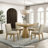 Diartis Round Solid Wood Base Dining Table-396175570