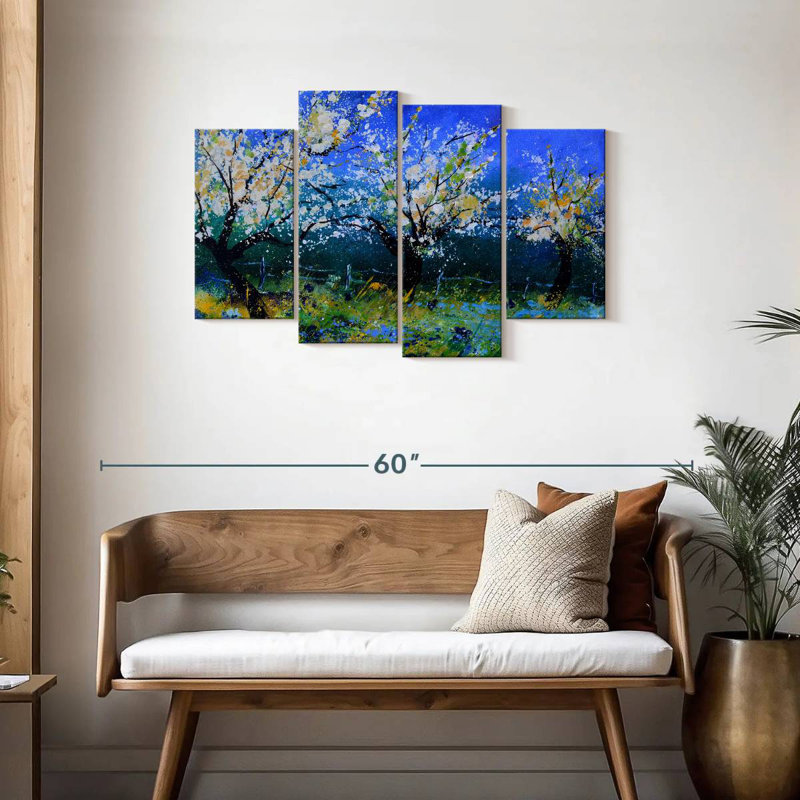 Apple Trees In Spring, 27'' H x 43'' W