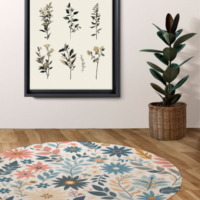 Tapis tressé Summer Petal Breeze